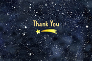 Outer Space clipart Solar System set, an Illustration by Watercolor Nastasia Art (Thumbnail 11 of 11)