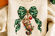 Hanging Bow Ornament Sublimation, a Work Illustration by SinaCreation (Thumbnail 5 of 6)