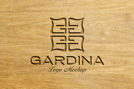 Engraved Wood Logo Mockup, a Product Mockup by Smart Works