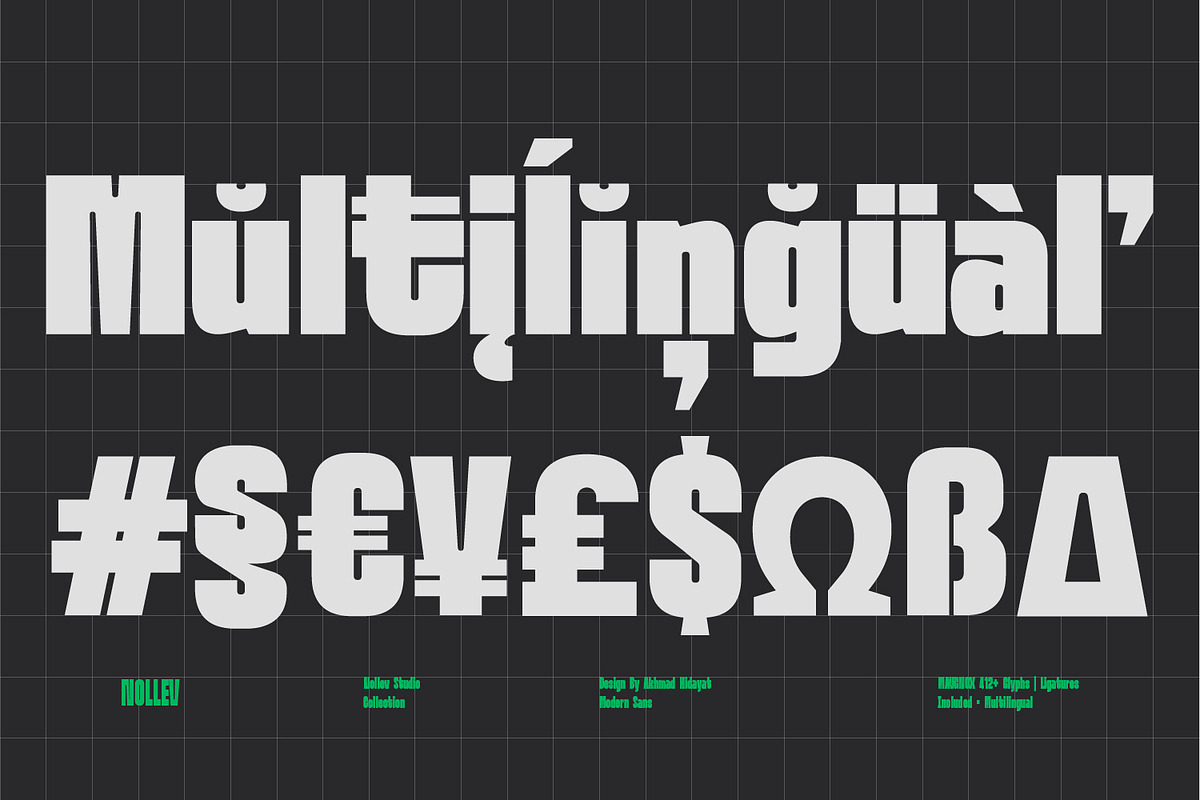 Ferron – Bold Sans (9 Widths), a Sans Serif Font by Nollev (Photo 6 of 10)