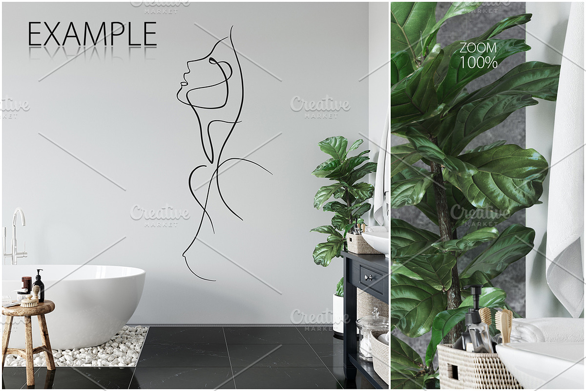 Frames & Walls Scandinavian Bundle-4, a Household Mockup by Yuri-U (Photo 30 of 38)