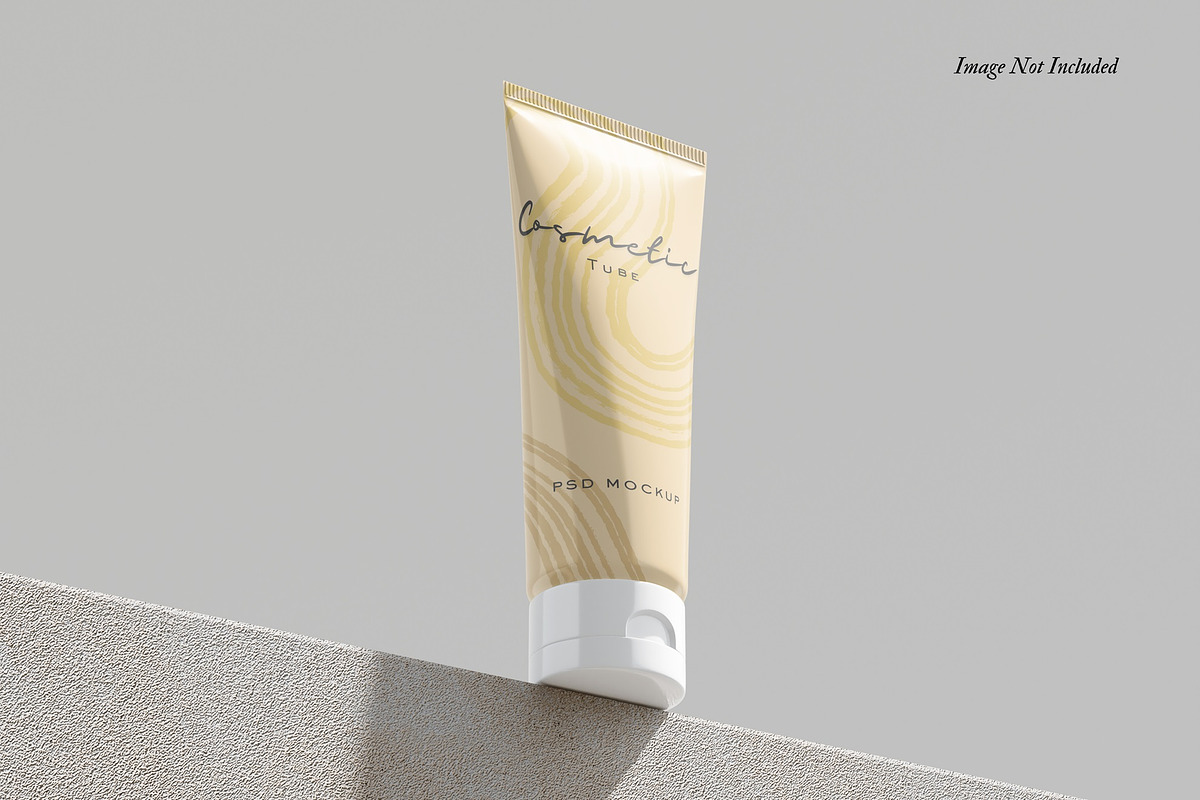 Cosmetic Tube Mockup V2, a Packaging Mockup by DSNA Mockup (Photo 4 of 5)
