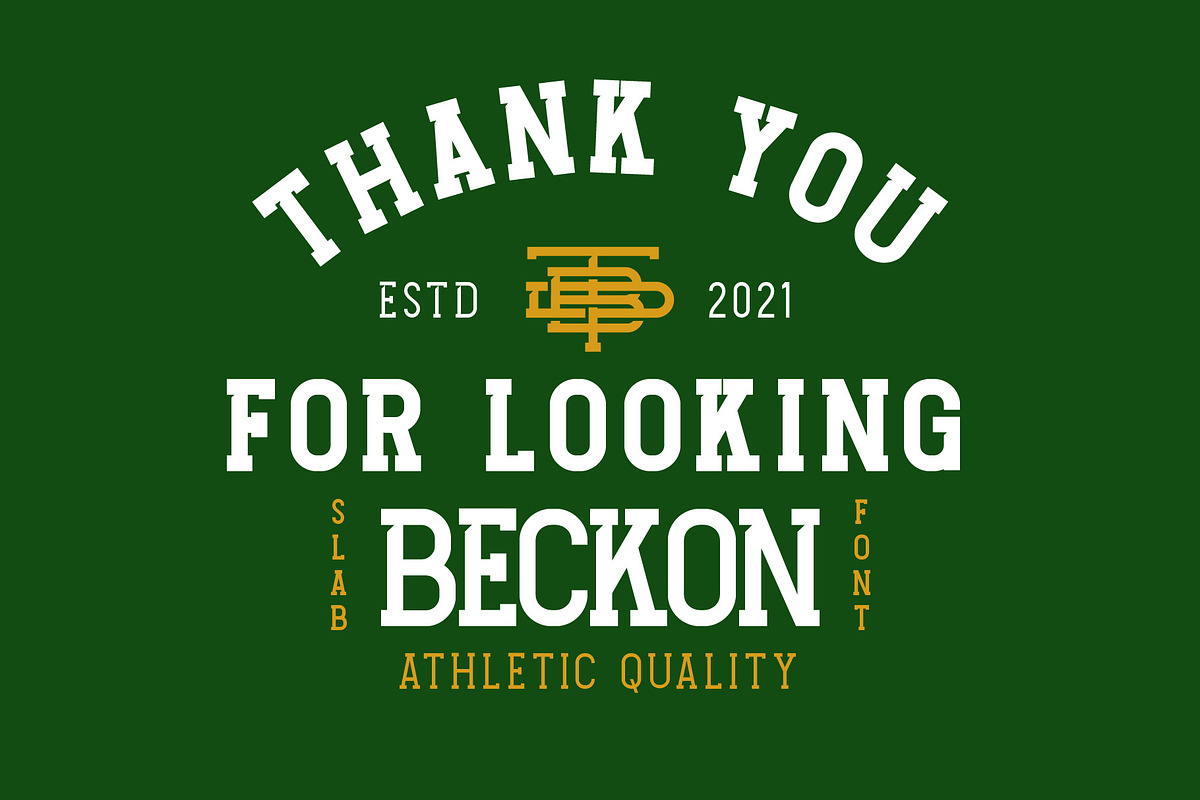 Beckon, a Slab Serif Font by Burntilldead (Photo 10 of 10)