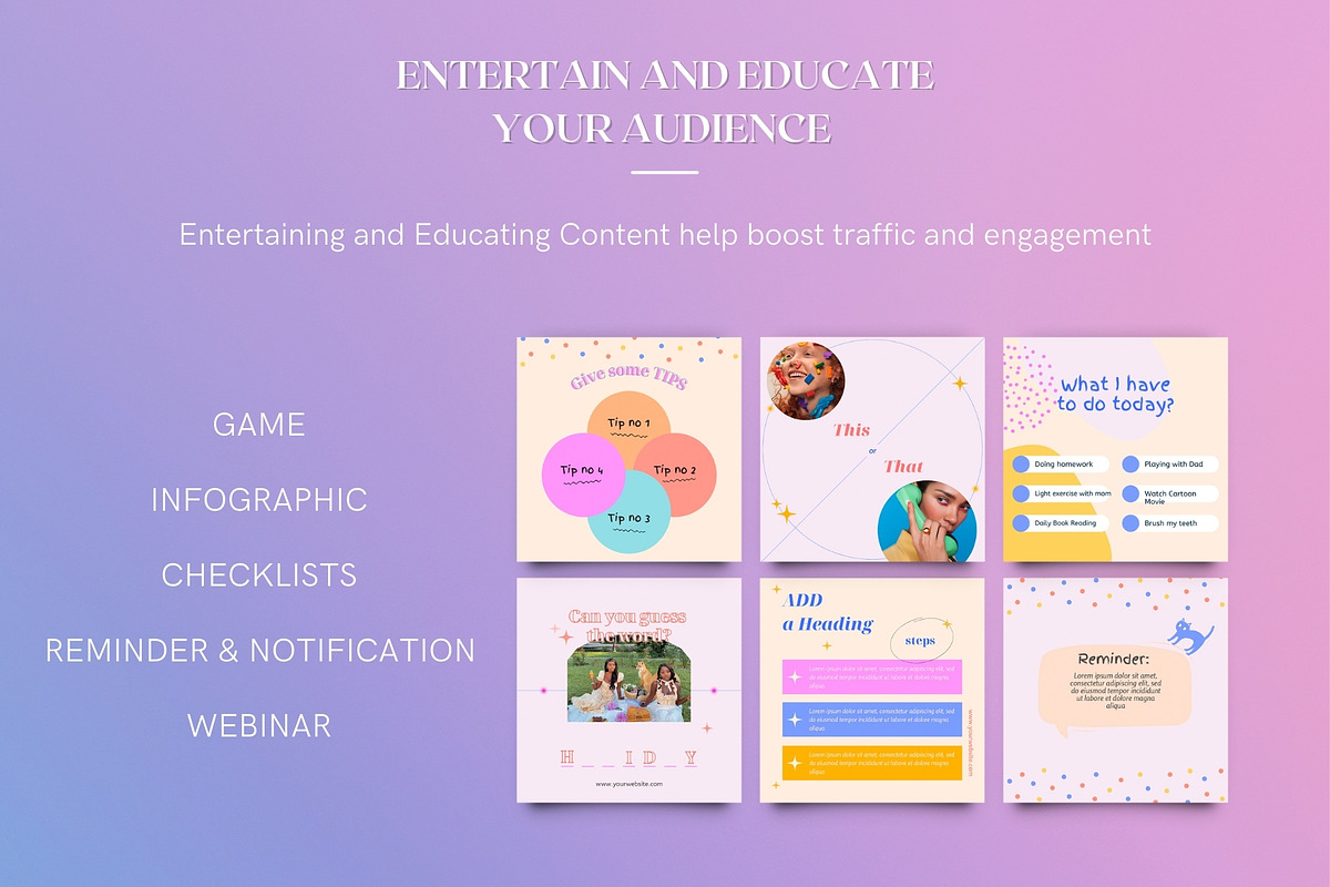 50% OFF Instagram Bundle| Canva, a Social Media Template by DesignbySamVN (Photo 7 of 10)