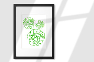 Procreate Monstera Leaf Brushes Set