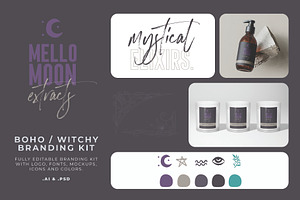 Apothecary Boho Branding Kit