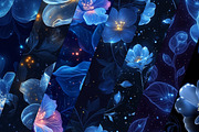 Luminous Floral Seamless Patterns, a Texture Illustration by Dream Creation (Thumbnail 5 of 6)