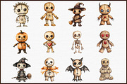 Halloween Voodoo Doll Clipart, an Illustration by Sublimation Artist (Thumbnail 3 of 6)