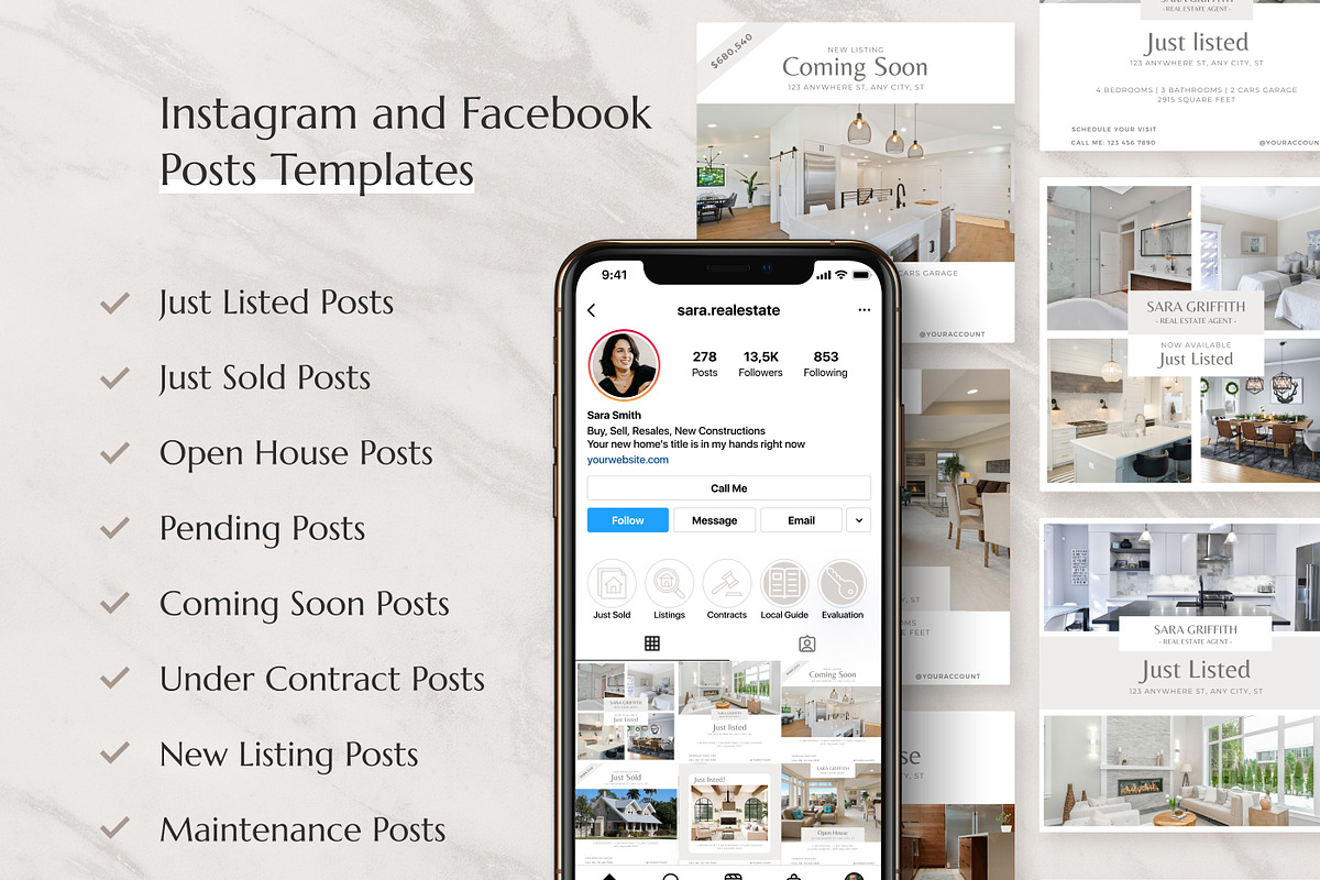 Bundle for Real Estate Marketing, a Social Media Template by Modo Design Studio (Photo 8 of 9)
