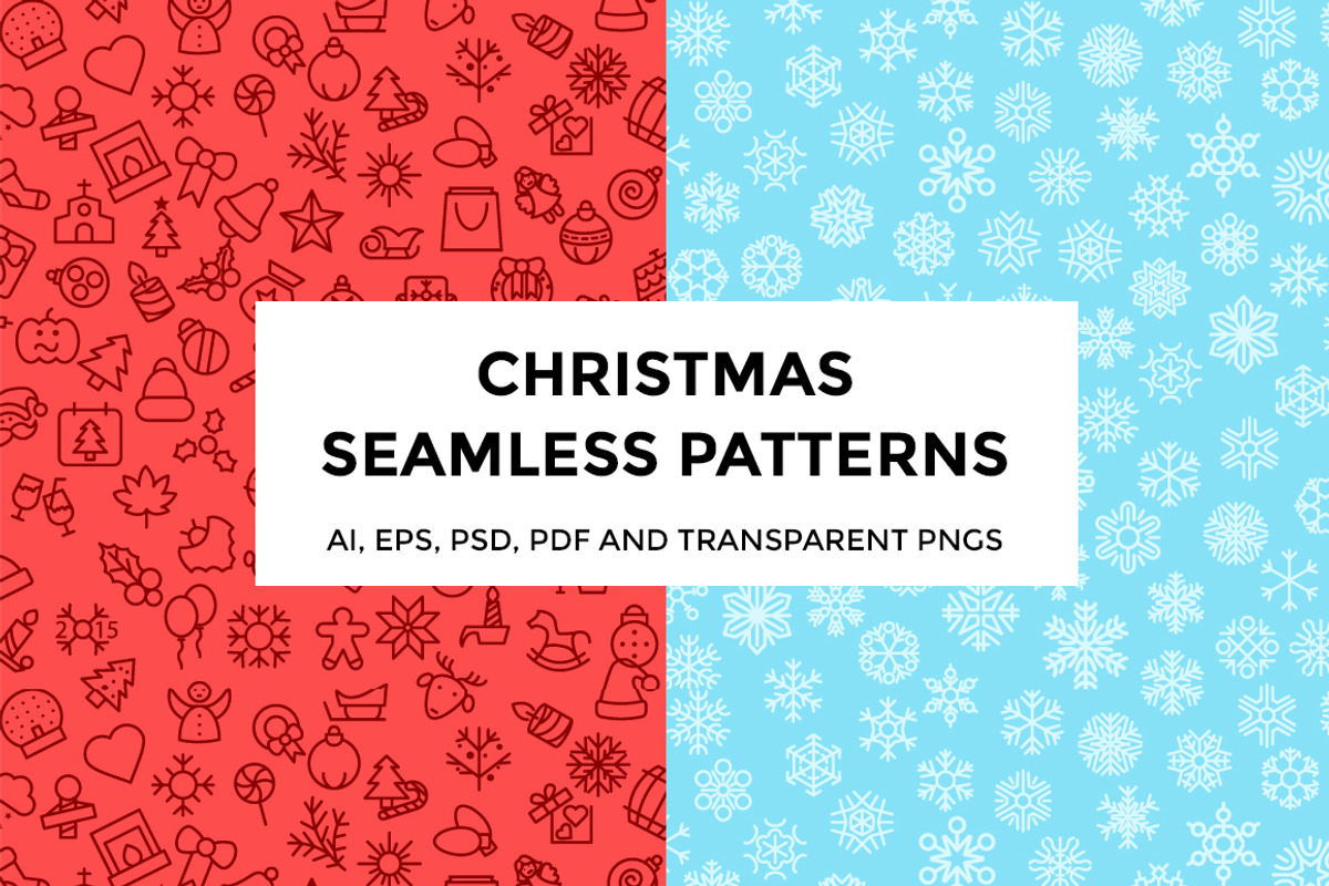Christmas and Snowflakes Patterns