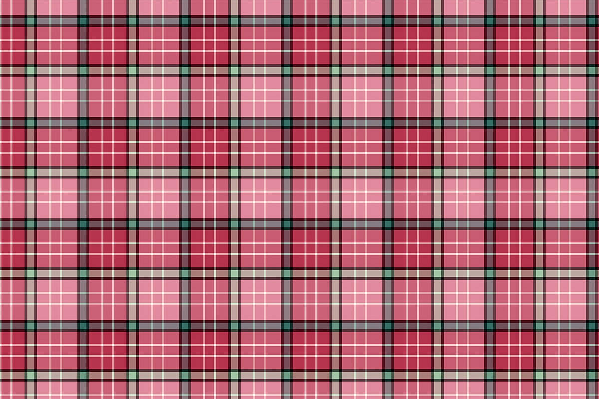 Vintage Christmas Plaid Argyle Set 1, a Pattern Graphic by Sharon Schwalbe