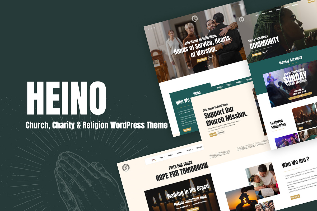 Church, Charity & Religion Theme, a WordPress Template by LA-STUDIO1 (Photo 1 of 3)