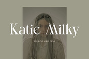 Katie Milky Modern Serif Font, a Serif Font by UICreative (Thumbnail 1 of 11)