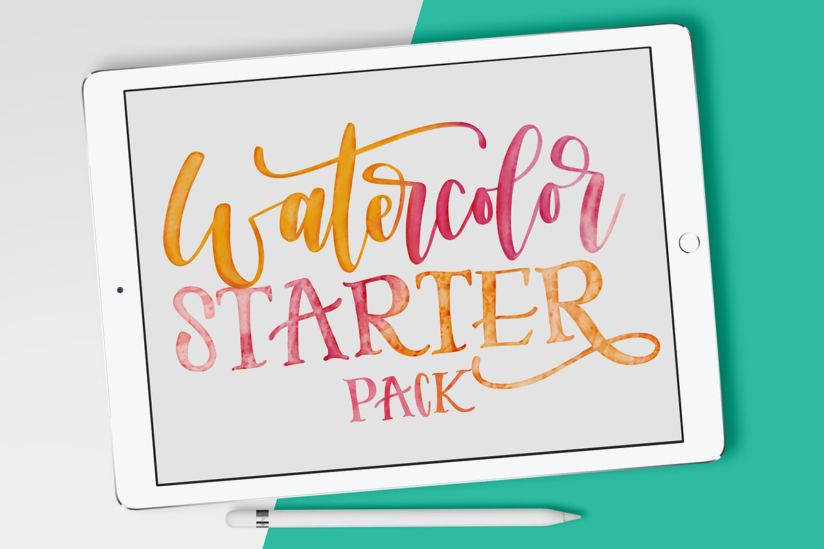 STARTER iPad Watercolor Kit, a Brush Add-On by Hewitt Avenue (Photo 1 of 7)