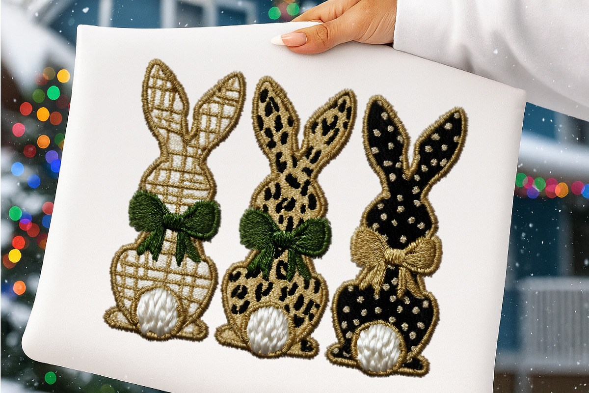 Leopard Easter Bunny Png Faux Yarn, an Illustration by SinaCreation (Photo 5 of 7)