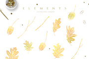 Autumn is Here - Fall Leaves clipart, an Illustration by Euonia Meraki (Thumbnail 2 of 13)