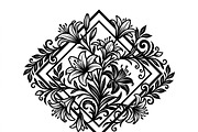 60 Romantic Diamond Wall Floral, a Decorative Illustration by Amazin_art (Thumbnail 15 of 45)