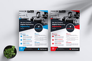 Corporate Theme Business Flyer, a Flyer Template by Graphiexperto (Thumbnail 1 of 6)