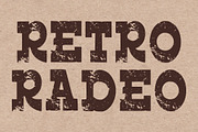 Retro Radeo Vintage Western, a Slab Serif Font by Limited.studio (Thumbnail 1 of 6)