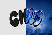 GLASSY 3D Chrome Effect Photoshop, a Layer Style Add-On by Vermeulen Design Studio (Thumbnail 2 of 4)