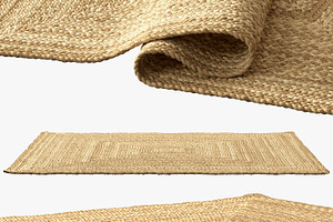 Dina Coastal Jute Rug Square