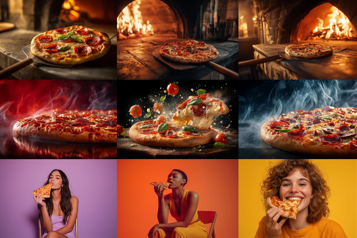 Aesthetic Pizza Stock Photos, a Food & Drink Photo by HipFonts (Photo 10 of 11)