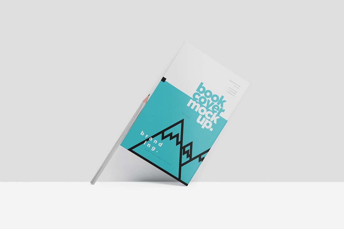 Realistic Book Cover Mockups, a Books & Magazine Mockup by GfxFoundry