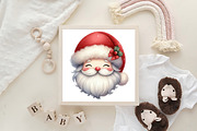 Cute Christmas Santa PNG, an Illustration by Designking (Thumbnail 4 of 4)