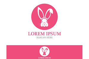 Rabbit logo template vector icon, a Branding & Logo Template by LOGOCREATIVE