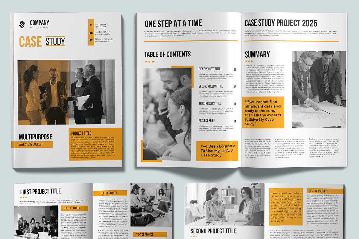 Business Case Study Design Template