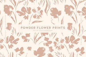 Powder Flower Prints