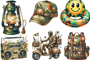 Camouflage Summer Sublimation, an Illustration by Designking (Thumbnail 2 of 4)