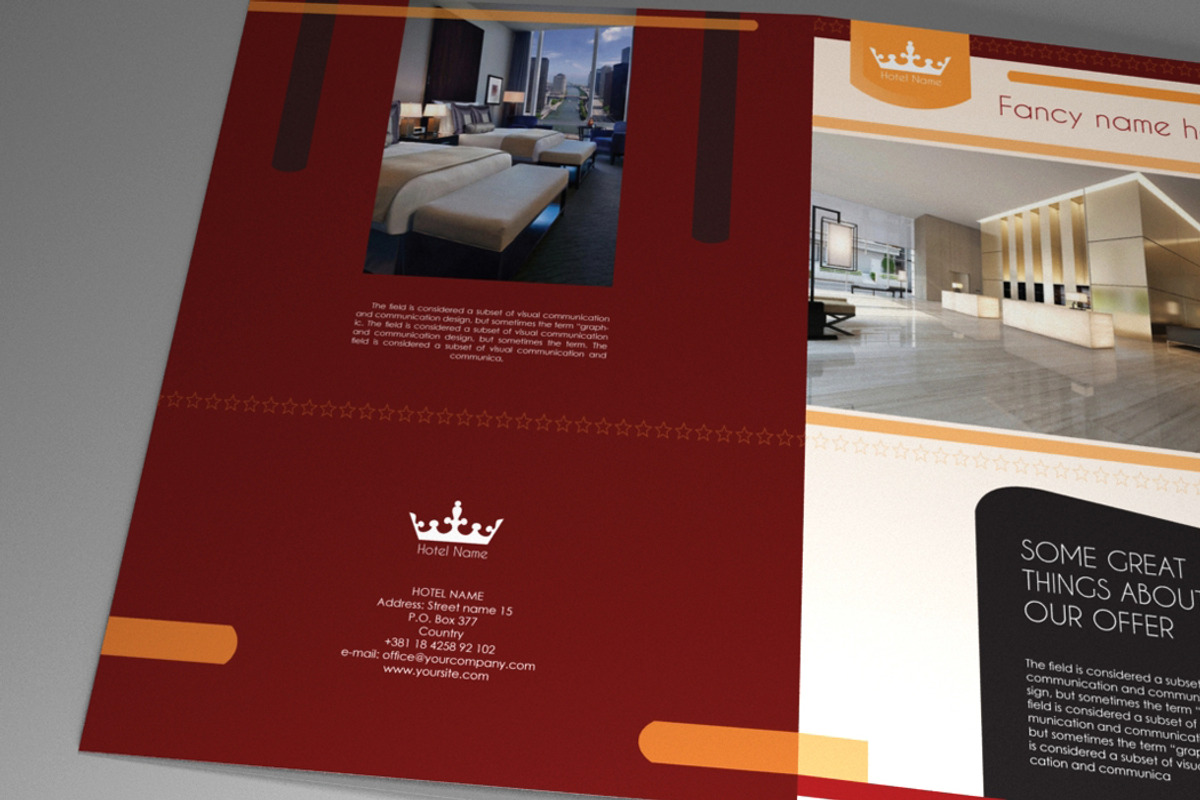 Hotel Brochure Indesign Vol.2, a Brochure Template by RudanStudio