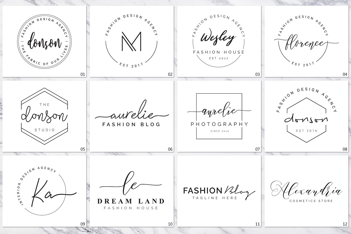 640 Premade Logos Mega Bundle, a Branding & Logo Template by XpertgraphicD (Photo 22 of 109)