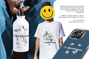 4 Bin Chicken (Ibis) Illustrations, an Animal Illustration by ghodzilla_draws (Thumbnail 3 of 3)