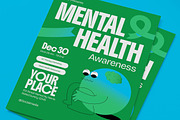 Mental Health Awareness Flyer, a Flyer Template by graphicook (Thumbnail 2 of 3)