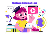 10 Online Education for Kids, an Education Illustration by denayunebgt (Thumbnail 4 of 4)