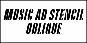 Music Ad Stencil JNL