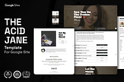 THE ACID JANE / Google Site Template, a Templates & Theme by Template Heaven (Thumbnail 1 of 6)