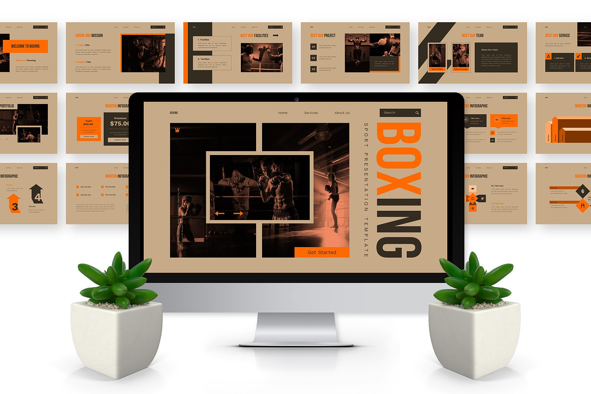 Boxing - Sport Powerpoint preview 2