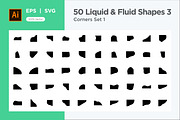 Fluid corner shape 50 Set V 1, an Object Graphic by shahsoft (Thumbnail 1 of 3)