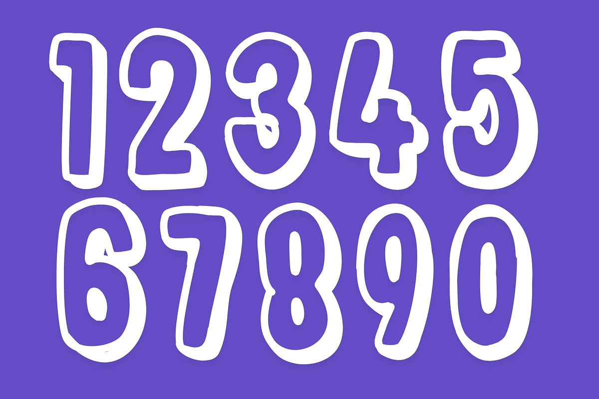 Scribbly Pop - Condensed Outline, a Sans Serif Font by HipFonts (Photo 5 of 12)