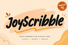 JoyScribble – Bold Handwritten Font