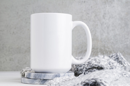 White Mug Mockup 