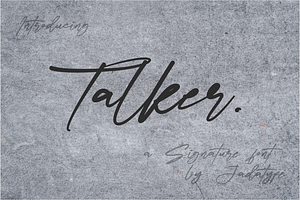 Talker Font