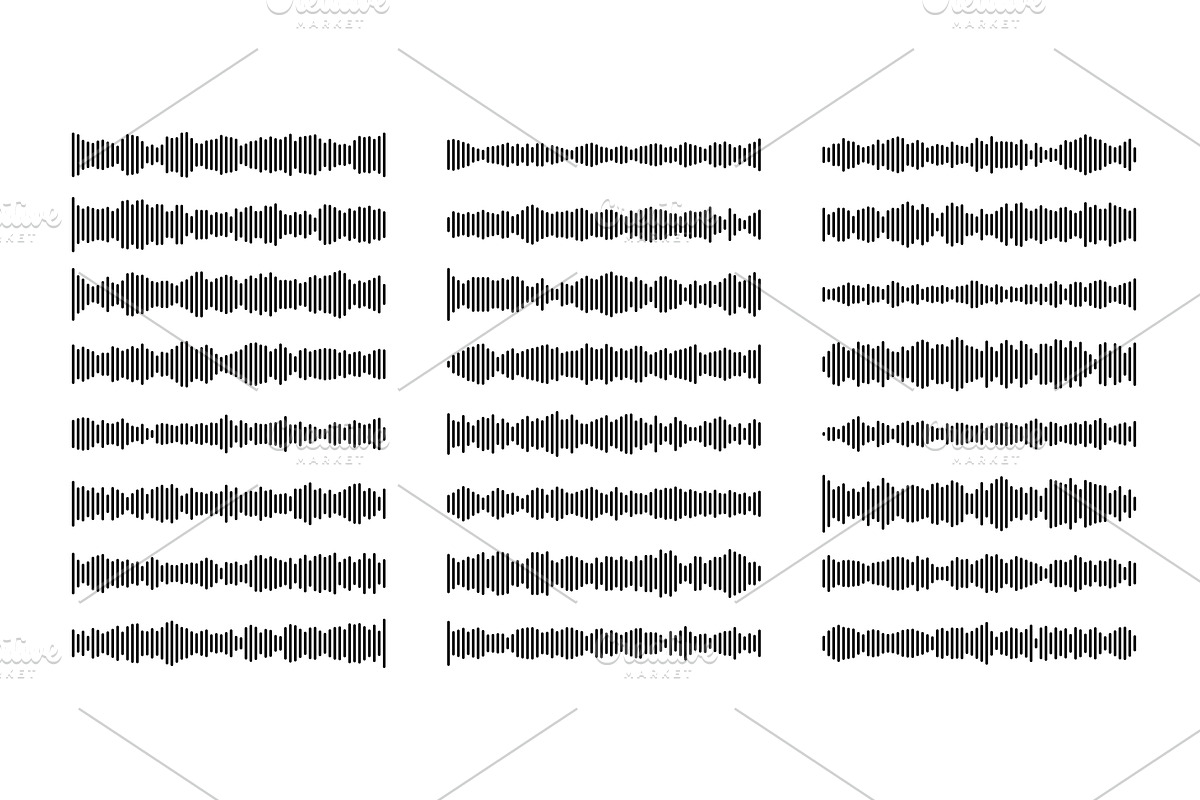 Podcast waveform icon with audio, an Object Illustration by YuliiaOsadcha