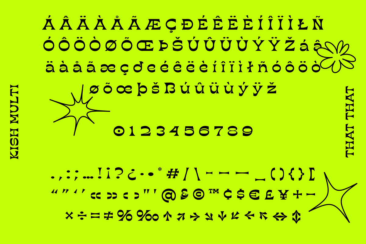 KISH - Quirky Display Type, a Font by That That Creative (Photo 12 of 19)