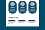 Clean Web Wireframe Template Design, a Wireframe Template by MightyDesign (Thumbnail 6 of 9)