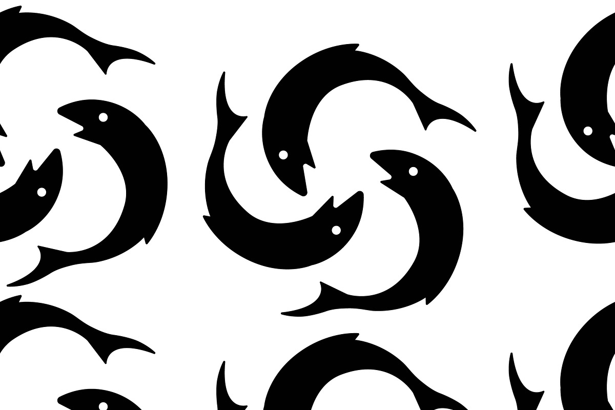 Fish Seamless Pattern, a Pattern Graphic by Viktorijareut (Photo 1 of 5)