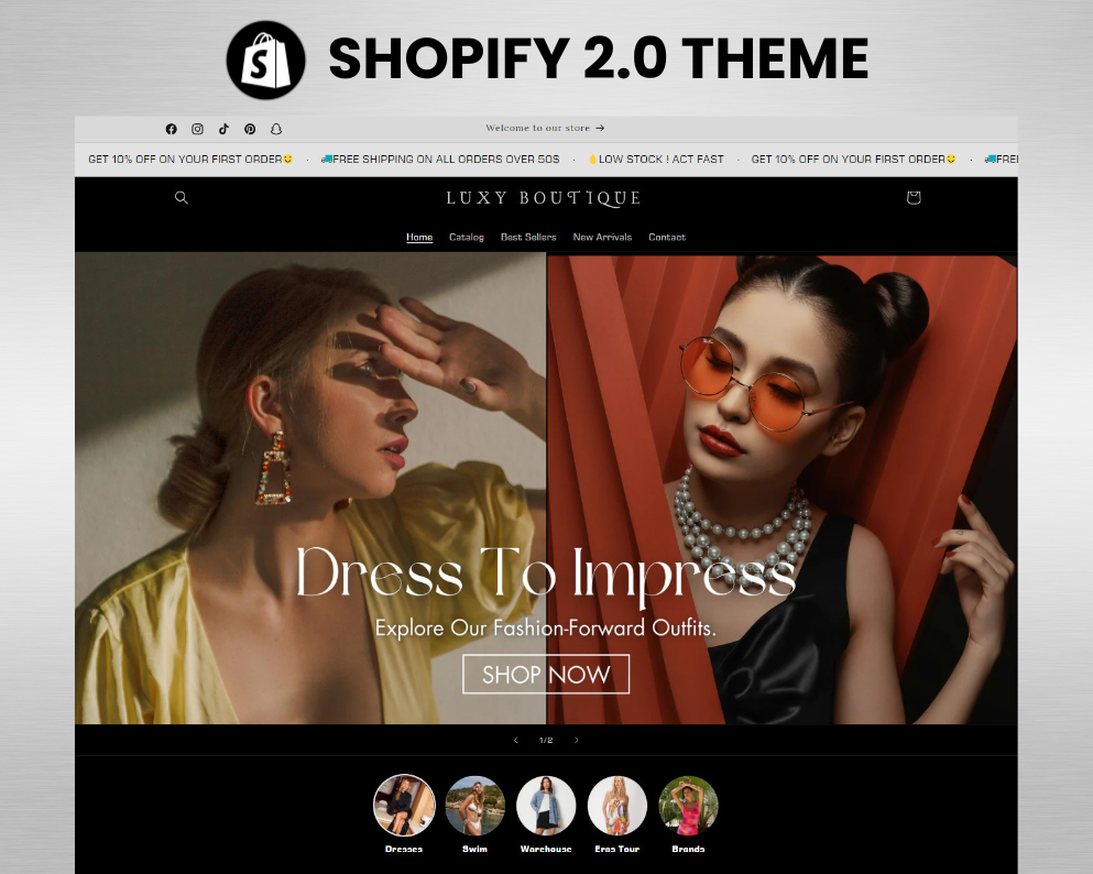 Shopify Clothing Stores Best Female Clothing Websites Mark Auria